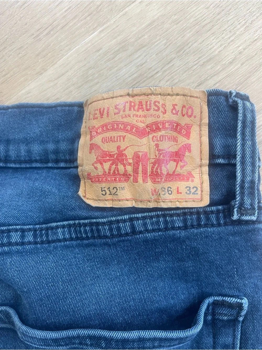 Levi's Men's Navy Slim Straight Jeans